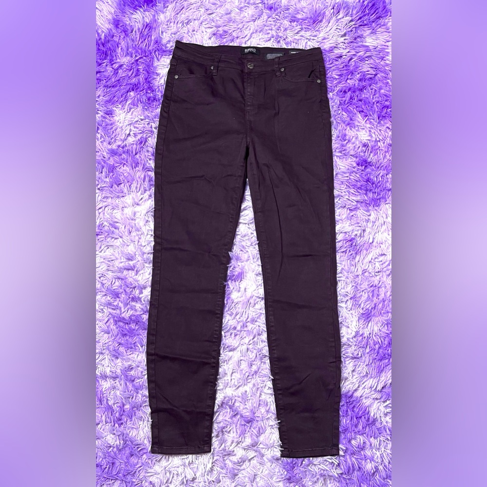 Midrise slim fit pants